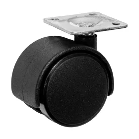   BORMANN Pro KOLESO PRE  NÁBYTOK HORNÁ DOSKA, ČIERNA, KOLIESKO Φ40, MAX. ZAŤAŽENIE 15Kg, Η55mm, DOSKA 36x36mm (BHT9072)