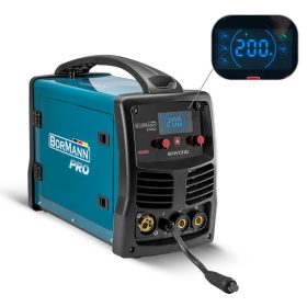   BORMANN Pro ZVÁRACÍ STROJ MIG/MMA 200A, PLYN/ΝΟ PLYN, 1/3/5 kg (0,6-1 mm) (BIW1310)