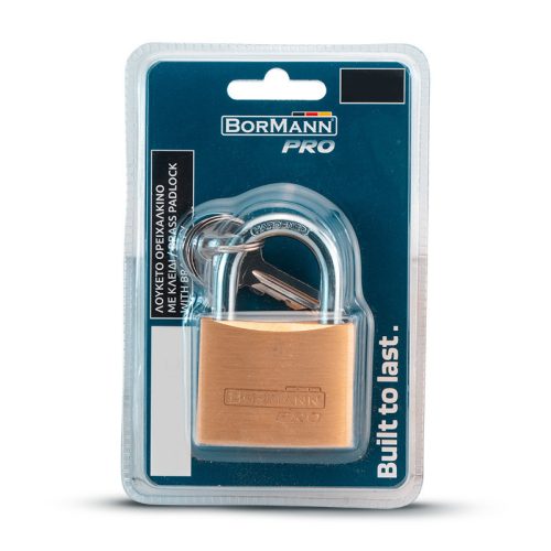 BORMANN Pro Mosadzný visiaci zámok  40mm  (BLK1002)