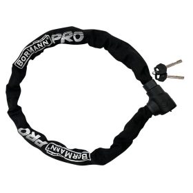   BORMANN Pro MOTOCYKLOVÁ REŤAZ OCHRANA PRED KRÁDEŽOU SO ZÁMKOM 120cm, HRÚBKA 8,5mm, S OCHRANNÝM NÁVODOM (BLK1300)