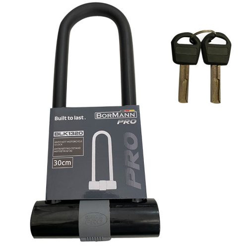 BORMANN Pro MOTOCYKEL PROTI KRÁDEŽI U LOCK, S PLASTOVÝM KRYTOM (BLK1320)