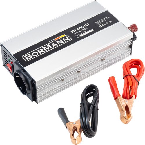 BORMANN Lite Autonabíjací menič  12V-220V 1000W S USB 2.1 (BMI1010)