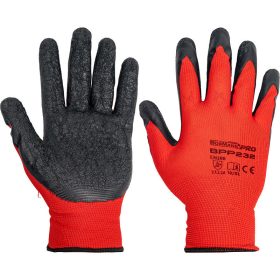 BORMANN Pro Latexové nylonové rukavice  10/XL (BPP232)