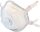 BORMANN Pro OCHRANNÁ MASKA TVAR POHÁRKY FFP3, S DÝCHACÍM VENTILOM A PENOVOU VLOŽKOU (BPP2456)