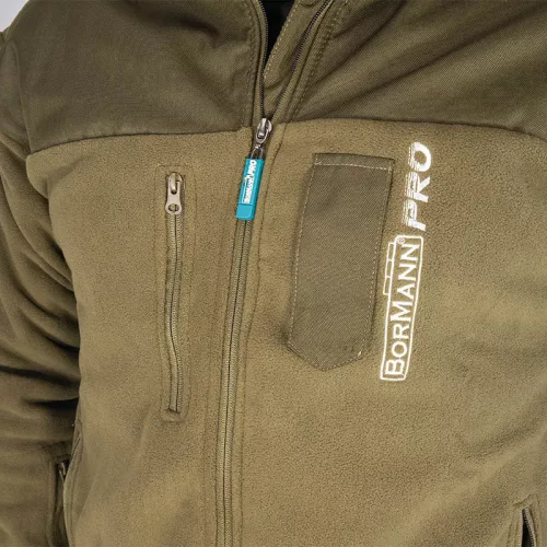 Pánska pracovná bunda Bormann s fleecovou podšívkou khaki BOLOGNA 420gr "L" ΚHAKI (BPP7071)