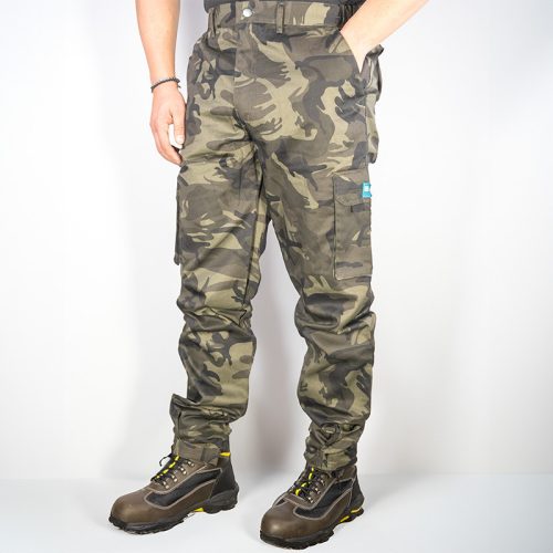 BORMANN Pro CAMO NOHAVICE PRACOVNE MODENA 240gr, SO suchým zipsom, M (BPP7079)
