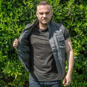   NAKAYAMA PRO zateplená pracovná vesta, čierna, veľkosť XL/54