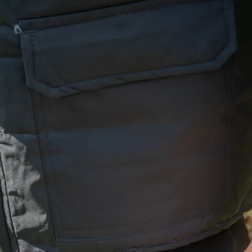 NAKAYAMA PRO zateplená pracovná vesta, čierna, veľkosť XL/54