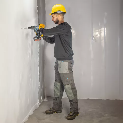 BORMANN Pro KOŠEĽA S DLHÝM RUKÁVOM ČIERNA M 300gr/m2 (BPP7228)