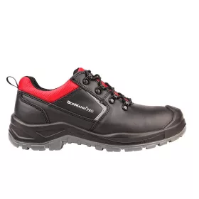   BORMANN Pro BEZPEČNOSTNÁ OBUV S3 LG SR, ČIERNA, NUBUCK KOŽA, VODEODOLNÁ, LEON, No 46 (BPP8262)