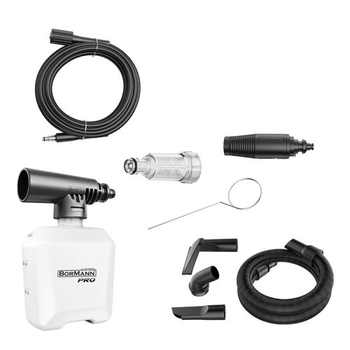 BORMANN Pro  Vysokotlakový čistič 1600W, 130BAR, 480l A VYSÁVAČ 800W, 16kPa, 1,4m³/min. (BPW3130)