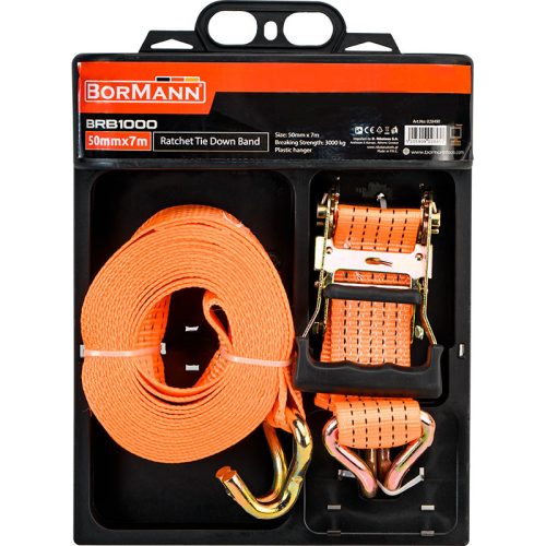 BORMANN RACHOTNÝ PÁS NA PREVÄZANIE 50mm*7m, ŤAHOVÁ SILE 3t (BRB1000)