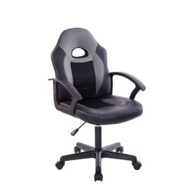   BORMANN ELITE KANCELÁRSKA STOLIČKA TRENDY, ČIERNA A SIVÁ 57x54,5x89-99cm (BSF1815)