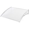 BORMANN ELITE POLYKARBONÁTOVÁ OKENNÁ MARKÍZA MARKÍZA TRANSPARENTNÁ S DRŽOU L150XW80cm (BSH5200)