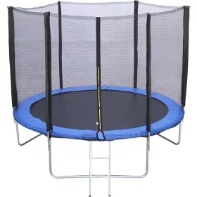   BORMANN ELITE Trampolína průměr 2,44 m s žebříkem a venkovní sítí, modrá (BSP1086)