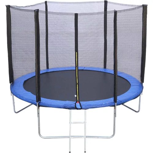 BORMANN ELITE Trampolína průměr 2,44 m s žebříkem a venkovní sítí, modrá (BSP1086)