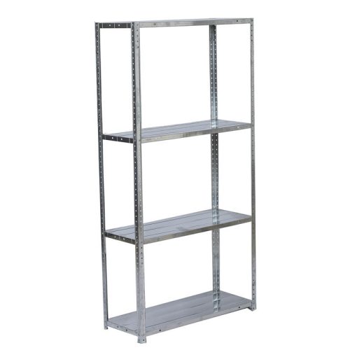 BORMANN ELITE POZINKOVANÝ ÚLOŽNÝ REGÁL 4 POLICE, D70xŠ30xV150cm, MAX. 50KG/POLICA (BSR1600)