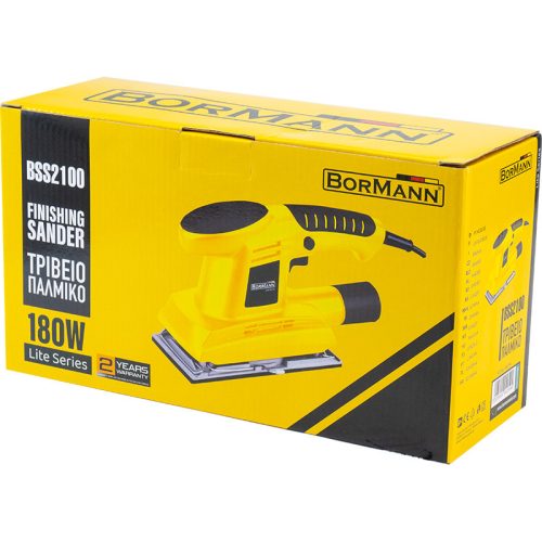BORMANN Lite Brúská vibračná 180W, poduška 187x90mm, 11000 ot./min (BSS2100)