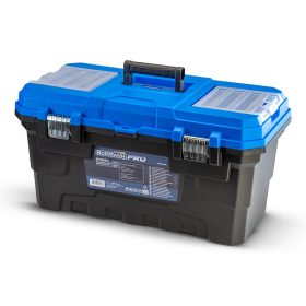   BORMANN Pro Prenosná nástrojová skrinka 'WOLF', kovový zámok a dodatočné vrchné úložisko, 58,5 x 32 x 30 cm (BTB3314)