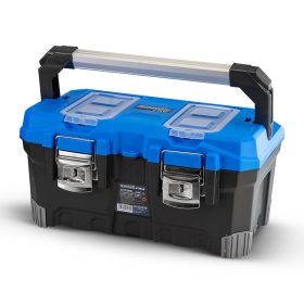   BORMANN Pro Prenosná nástrojová skrinka 'LION', hliníková rukoväť, kovový zámok s uzáverom a dodatočné vrchné úložisko, 56 x 30 x 27,7 cm (BTB3316)