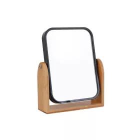   BORMANN KOZMETICKÉ ZRKADLO BAMBUS ČIERNA 16,5x5x20cm (BTW9057)