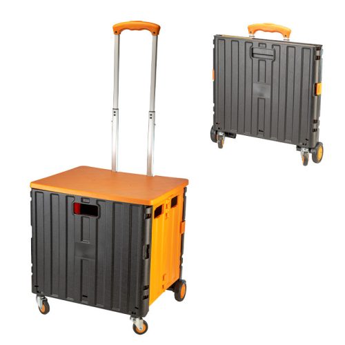 BORMANN SKLADACÍ PLASTOVÝ VOZÍK, SO 4 KOLESAMI A NOSNOSŤ 35KG/50L (BWB1304)