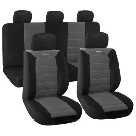   BORMANN Lite AUTO SEDADLOVÝ OBAL, 9 KS/SET, POLYESTER, ČIERNÝ SO ŠEDÝM (BWC3400)