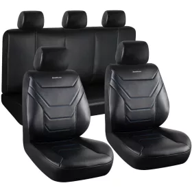   BORMANN Lite AUTO SEDADLOVÝ OBAL, 11 KS/SET, KŮŽA, ČIERNY (BWC3500)