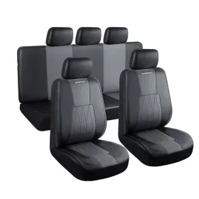   BORMANN Lite AUTO SEDADLOVÝ OBAL, 11 KS/SET, PVC KŮŽA, ČIERNÝ/ŠEDÝ (BWC3560)