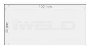 IWELD Ochranné sklo 50x105mm (C10000019)