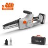 NAKAYAMA PRO AKUMULÁTOROVÁ MINI REŤAZOVÁ PÍLA 21V, BEZKÚHLÍKOVÁ,1500gr,20cmBAR,1/4"1,1mm,47Links 15m/s,4Ah, automatické mazanie (EC1600)