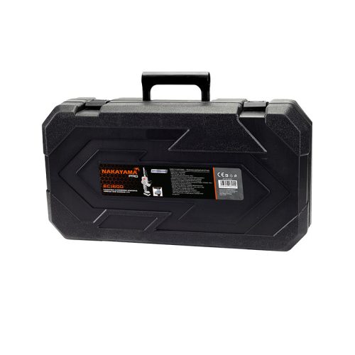 NAKAYAMA PRO AKUMULÁTOROVÁ MINI REŤAZOVÁ PÍLA 21V, BEZKÚHLÍKOVÁ,1500gr,20cmBAR,1/4"1,1mm,47Links 15m/s,4Ah, automatické mazanie (EC1600)