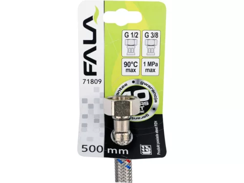 FALA PRIPOJOVACIA HADICA F/F 1/2" 3/8" 500MM (FA-71809)