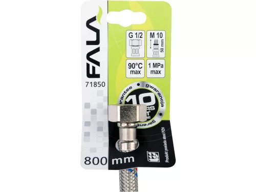 FALA PRIPOJOVACIA HADICA F/M 1/2" M10x1 800MM (FA-71850)