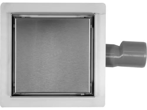 FALA Štvorcový nerezový sprchový žľab 150 × 150 mm (75334)