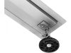 FALA SPRCHOVÝ ODVOD BIELE SKLO 60 CM 60 CM WET&DRY (FA-75381)