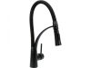 FALA čierna kuchynská batéria s flexibilným výtokom (75884)