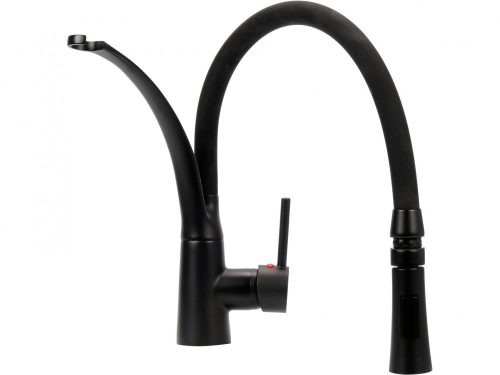 FALA čierna kuchynská batéria s flexibilným výtokom (75884)