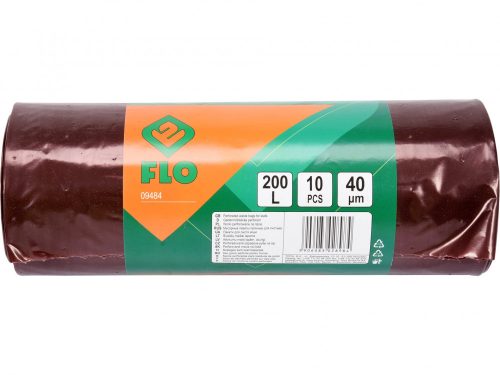 FLO PERFOROVANÉ ODPADOVÉ VRECKÁ NA LISTY 200L 10KS (FL-09484)