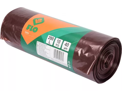 FLO PERFOROVANÉ ODPADOVÉ VRECKÁ NA LISTY 200L 10KS (FL-09484)