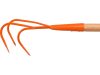 FLO Pazúrový kultivátor s drevenou rukoväťou 138 cm (FL-35705)