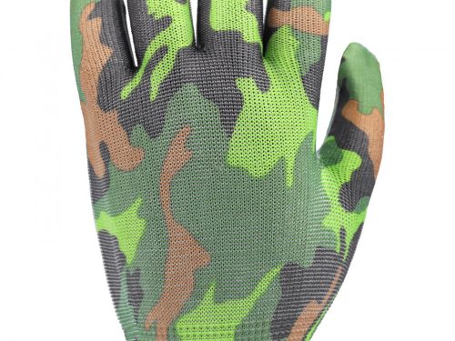 FLO ZÁHRADNÉ RUKAVICE VOJENSKÁ TLAČ A 8" (FL-74113)