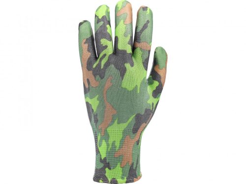 FLO ZÁHRADNÉ RUKAVICE VOJENSKÁ TLAČ A 8" (FL-74113)