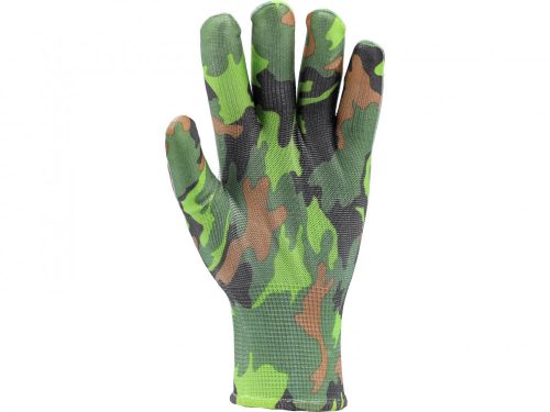FLO ZÁHRADNÉ RUKAVICE VOJENSKÁ TLAČ A 8" (FL-74113)
