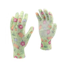   FLO POLYESTEROVÉ ZÁHRADNÉ RUKAVICE 9" KVETY (FL-74134)