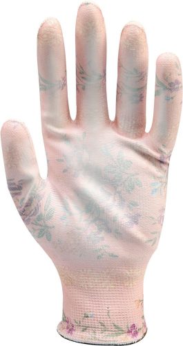 FLO POLYESTEROVÉ ZÁHRADNÉ RUKAVICE 10" KVETY (FL-74137)