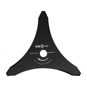   FLO 3-hranný nôž pre benzínovú kosačku 305 mm upevnenie Ø= 254 mm (FL-79565)