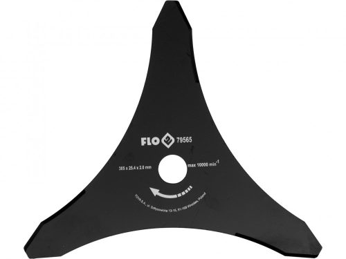 FLO 3-hranný nôž pre benzínovú kosačku 305 mm upevnenie Ø= 254 mm (FL-79565)