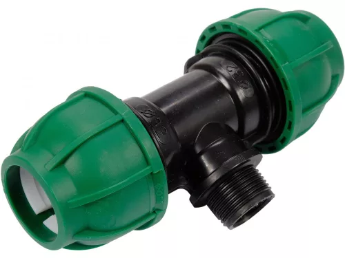 FLO KONEKTOR RÚRY PP GZ 32MM x 3/4" x 32MM (88906)