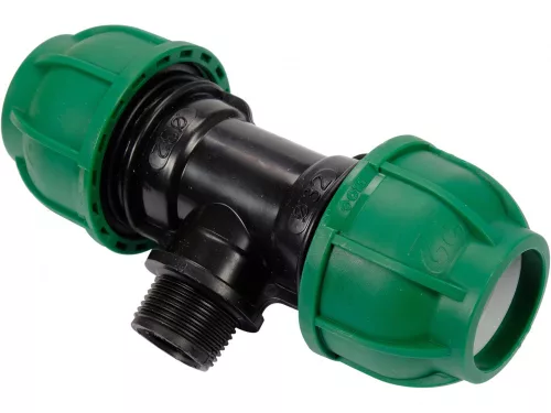 FLO KONEKTOR RÚRY PP GZ 32MM x 3/4" x 32MM (88906)